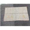 Image 1 : Antique Hawaiian Kapa Moe (2 Sheets, Incomplete), Pale Blue 88" x 53" (Appraisal Value $3,500)