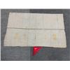 Image 2 : Antique Hawaiian Kapa Moe (2 Sheets, Incomplete), Pale Blue 88" x 53" (Appraisal Value $3,500)