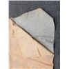Image 7 : Antique Hawaiian Kapa Moe (2 Sheets, Incomplete), Pale Blue 88" x 53" (Appraisal Value $3,500)