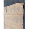 Image 8 : Antique Hawaiian Kapa Moe (2 Sheets, Incomplete), Pale Blue 88" x 53" (Appraisal Value $3,500)