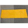 Image 1 : Antique Hawaiian Kapa, Single Sheet (possibly pa'u), Yellow 113" x 40" (Appraisal Value $2,500)