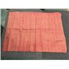 Image 1 : Antique Hawaiian Kapa Moe (5 Sheets, Complete), Natural & Red 107" x 81" (Appraisal Value $3,500)