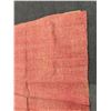 Image 3 : Antique Hawaiian Kapa Moe (5 Sheets, Complete), Natural & Red 107" x 81" (Appraisal Value $3,500)