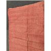 Image 4 : Antique Hawaiian Kapa Moe (5 Sheets, Complete), Natural & Red 107" x 81" (Appraisal Value $3,500)