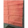 Image 6 : Antique Hawaiian Kapa Moe (5 Sheets, Complete), Natural & Red 107" x 81" (Appraisal Value $3,500)