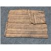 Image 1 : Antique Hawaiian Kapa Moe (3 Sheets, Complete), Brown  42" x 34" (Appraisal Value $5,000)