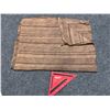 Image 2 : Antique Hawaiian Kapa Moe (3 Sheets, Complete), Brown  42" x 34" (Appraisal Value $5,000)