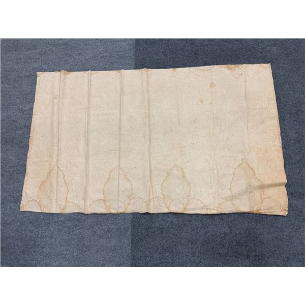 Antique Hawaiian Kapa Moe Iho (3 Sheets, Half Size), Natural Color  71" x 44" (Appraisal Value $500)