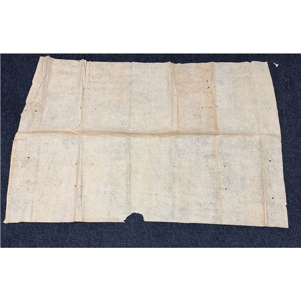 Antique Hawaiian Kapa, Single Sheet (iho), Natural Color 66" x 45" (Appraisal Value $500)