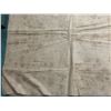 Image 6 : Antique Hawaiian Kapa Moe (4 Sheets, Complete), Brown & Tan  119" x 102" (Appraisal Value $2,000)