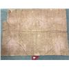 Image 2 : Antique Hawaiian Kapa Moe (8 Sheets, Complete), Natural & Pink 115" x 82" (Appraisal Value $7,000)