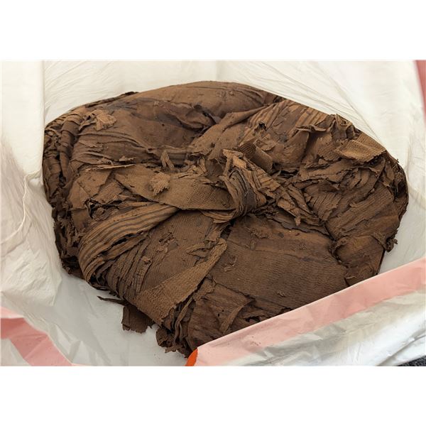 Antique Hawaiian Kapa Moe (mamaki fiber), Brown, Extremely Fragile (Appraisal Value $100)