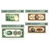 Image 1 : China. Central Bank of China, 1945 and 1947, Issued Banknote Quartet