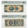 Image 1 : China. Central Bank of China, 1948, Front and Back Essay Color Trial Uniface Specimen Banknotes.