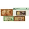 Image 1 : Iran. Bank Melli Iran, 1937 to 1954, Issued Banknote Quartet.