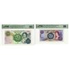 Image 1 : Isle of Man. Isle of Man Government, 1972 and 1983, Issued Banknote Pair.
