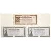 Image 1 : Italy. Buoni Postali Fruttiferi, 1939 to 1963, I/C Postal Savings Certificate Trio.