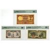 Image 1 : Japan, Burma, & South Korea Issued Banknote Trio, 1940-1958