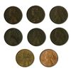 Image 1 : Newfoundland, Victoria One Cent Group of 8 Coins.