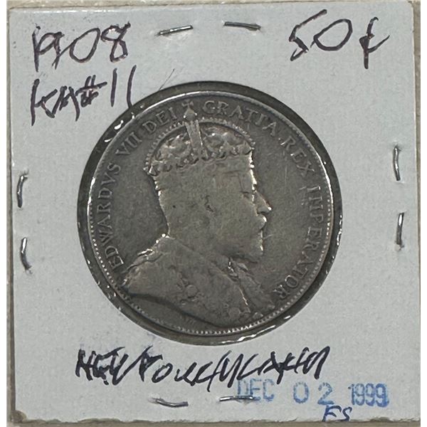 Newfoundland, 1908, 50 Cents, KM#11