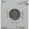 Image 1 : Peru, 1785, 1/2 Real, C-41 (KM-74A)