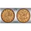 Image 5 : U.S., Liberty Head Gold Eagle, 1880, $10 Gold, CAC AU Details (Cleaned, Reverse)
