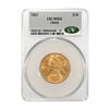 Image 1 : U.S., Liberty Head Gold Eagle, 1907, $10 Gold, CAC MS 62 Uncirculated