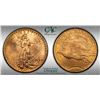 Image 5 : U.S., Saint-Gaudens Double Eagle, 1923-D, $20 Gold, CAC UNC Details (Cleaned, Reverse)