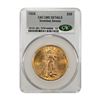 Image 1 : U.S., Saint-Gaudens Double Eagle, 1928, $20 Gold, CAC UNC Details (Scratched, Reverse)