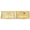 Image 1 : CT. Connecticut Comptroller's Office, 1789 and 1791, I/C Payment Certificate Pair.