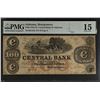 Image 1 : AL. Central Bank of Alabama, Montgomery. $100 Obsolete Banknote, ca. 1855-1865, Haxby AL-65 G22a, PM
