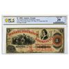 Image 1 : GA. Augusta Insurance & Banking Company, Augusta. $1 Obsolete Banknote, 1861, Haxby GA-35 C6a, PCGS 