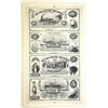Image 1 : GA. City Council of Brunswick, Georgia Uncut Currency, 1855-1866 (Reprinted in 1995 from the origina