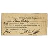 Image 1 : LA. New Orleans Municipal Tax Receipt, 1825