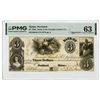 Image 1 : ME. Bank of the Georgia Lumber Co., Portland. $3 Obsolete Banknote, ca. 1840s, Remainder, Haxby ME-4