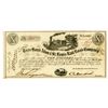 Image 1 : MO. Terre Haute Alton & St. Louis Rail Road Co., 1859, Issued Payment Certificate.