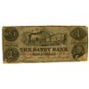 Image 1 : VT. Danby Bank, April 1, 1856, Issued Banknote.