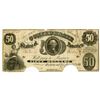 Image 1 : VA. C.S.A, July 25, 1861, $50, T-8, I/C Banknote.