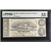 Image 1 : VA. C.S.A., $10, 1863, T-59, Issued Banknote, PMG About Uncirculated 53 EPQ