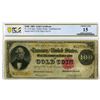 Image 1 : U.S. Gold Certificate. 1882 $100, Fr.# 1214, Issued Banknote, PCGS Choice Fine 15