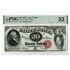 Image 1 : U.S. Legal Tender Note. 1880 $20, Fr.# 147, Issued Banknote, PMG About Uncirculated 55