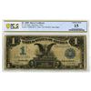 Image 1 : U.S. Silver Certificate. 1899 $1, Fr.# 236, "Black Eagle" Note, Issued Banknote, PCGS Choice Fine 15