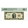 Image 1 : U.S., Legal Tender, 1953. $2, Series 1953C Fr.# 1512, Issued Note. PMG Gem UNC 65 EPQ
