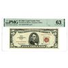 Image 1 : U.S., Legal Tender, 1963. $5, Series 1963 Fr.#1536, Issued Note. PMG CU 63