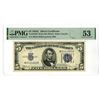 Image 1 : $5, Silver Cert. Series of 1934C, Fr.# 1653W, Issued Note. PMG AU 53