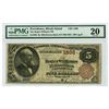 Image 1 : RI. Roger Williams National Bank of Providence, Rhode Island. $5, Series of 1882 Brown Back, Ch.# 15