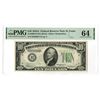 Image 1 : U.S., F.R.N., $10, Series 1934A Fr.#2006H, Issued Note. PMG CU 64