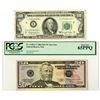 Image 1 : U.S. F.R.N., $50, Series 2004 (Fr.# 2128-G*) and $100, Series 1963A (Fr.# 2163-E*), Star Note Pair.
