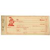 Image 1 : Ku Klux Klan, ca.1900-1920, Unissued Check.