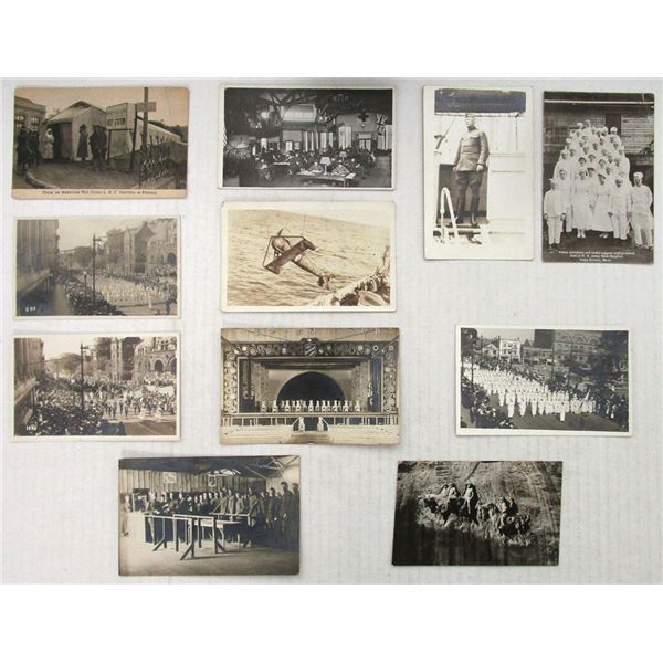 Military Real Photo and Printed Postcard Assortment, ca.1914-1920